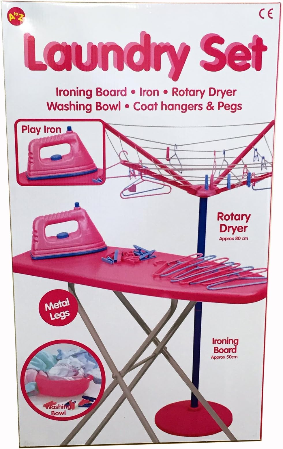 Padgett Bros Pink Laundry Role Play Set