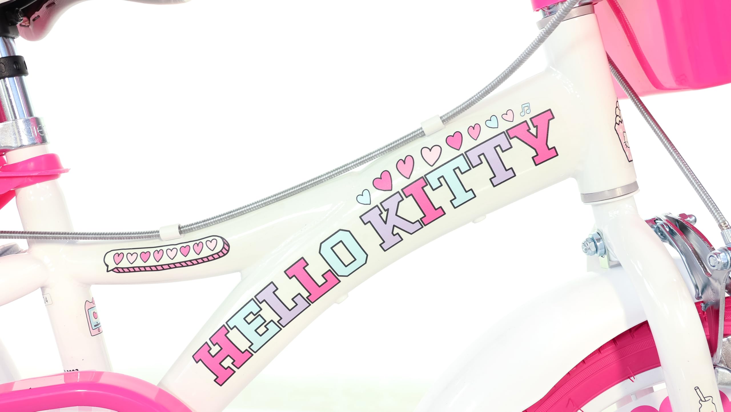 Dino Bikes per Hello Kitty Bicicletta per bambine da 14 pollici