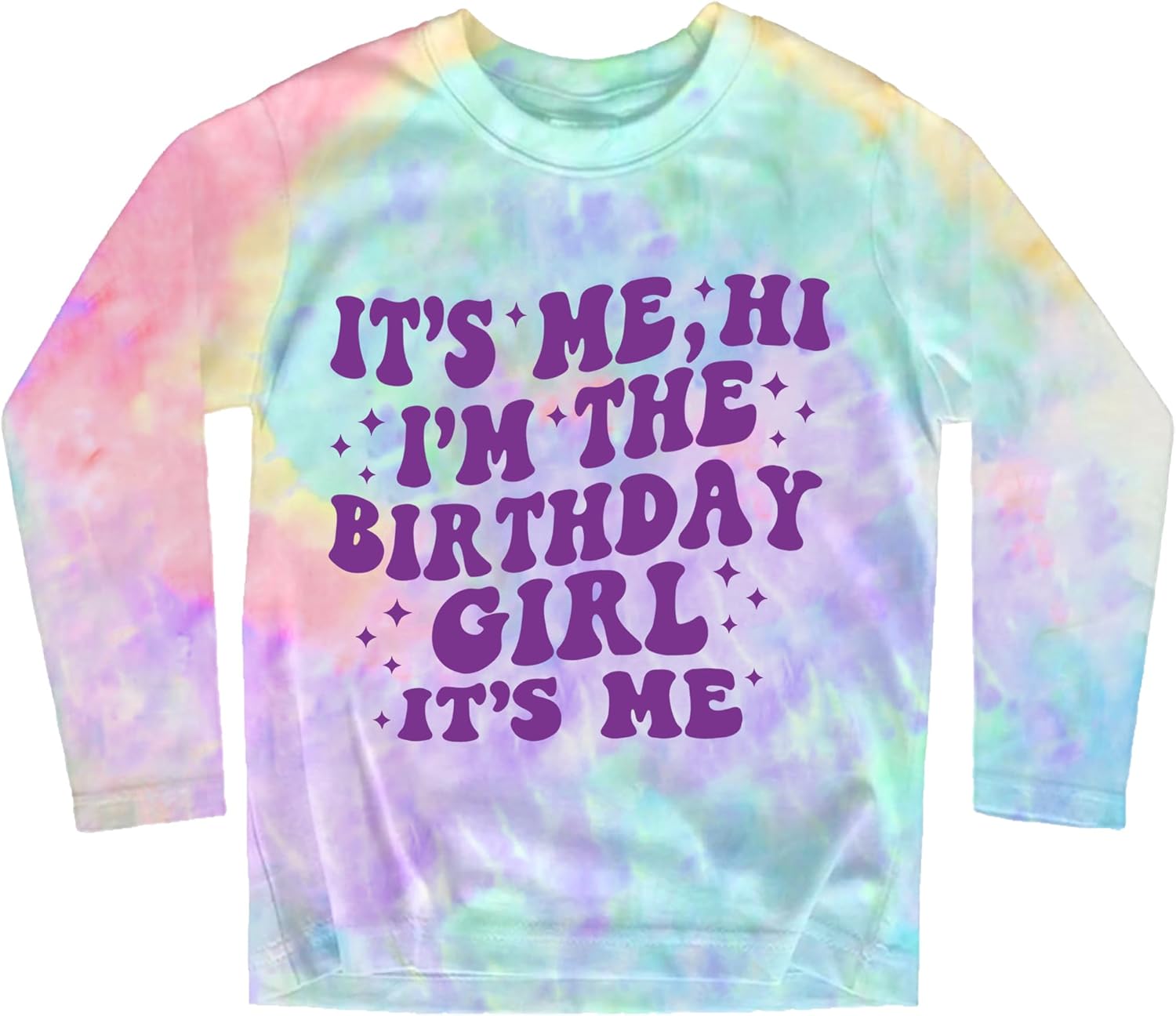YHHR Birthday Girl Shirt Bday Long Sleeves Tee For Toddler Its Me Hi Im The Birthday Girl Cute Graphic Top 4-10 Years