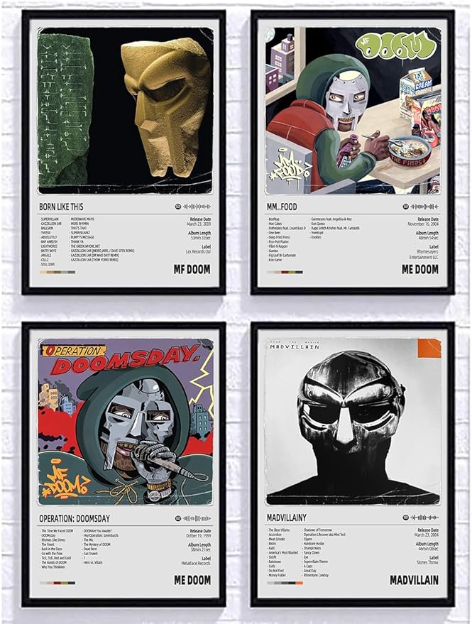 Amazon.com: MF DOOM MADVILLAINY BORN LIKE THISBORN LIKE THIS MM FOOD ...