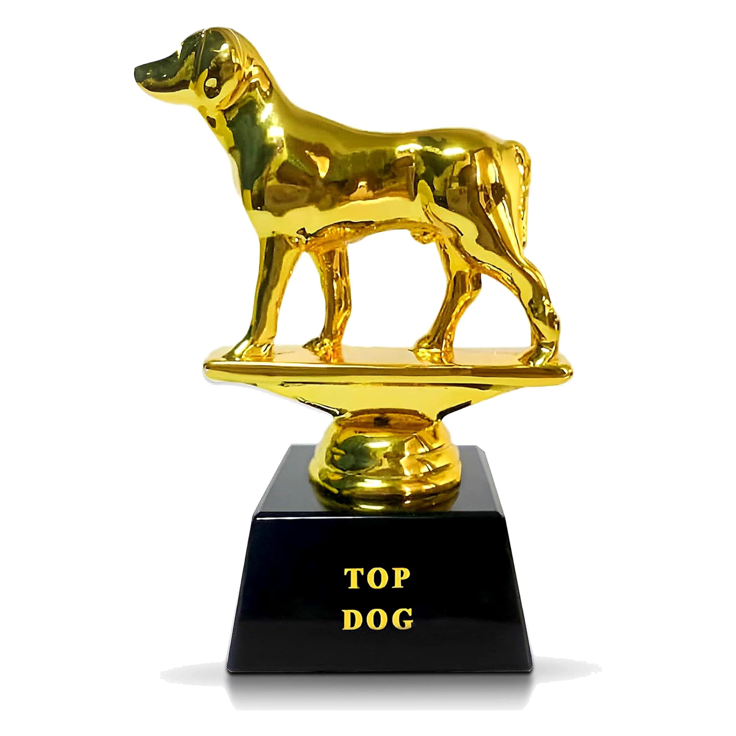 Vaulted Skulls & Co Top Dog Trophy, Greatest of All Time Trophy, reconocimiento grabado con láser, trofeo deportivo, trofeo para mascotas, trofeo de oficina (similar al trofeo de cabra), tamaño 3