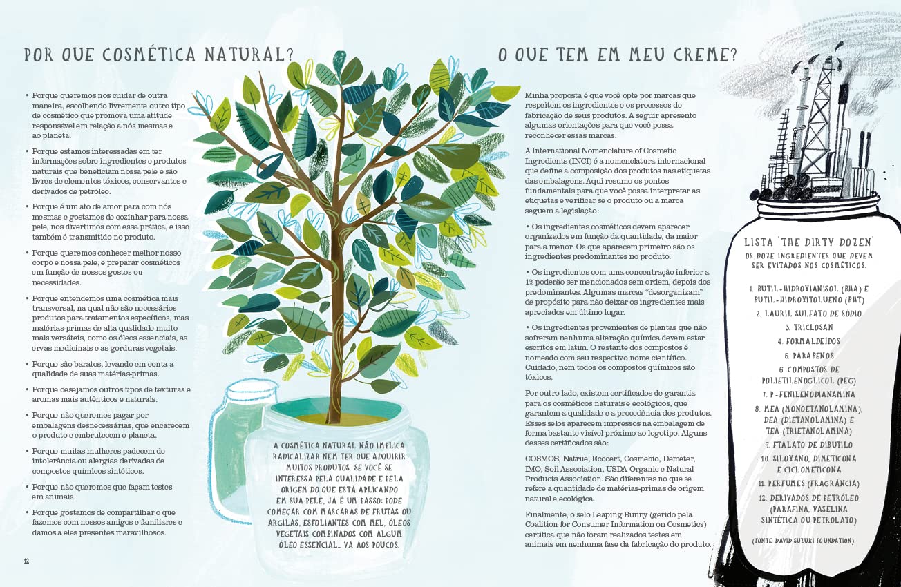 Beleza organica. Manual ilustrado de cosmetica natural (Em Portugues do Brasil)