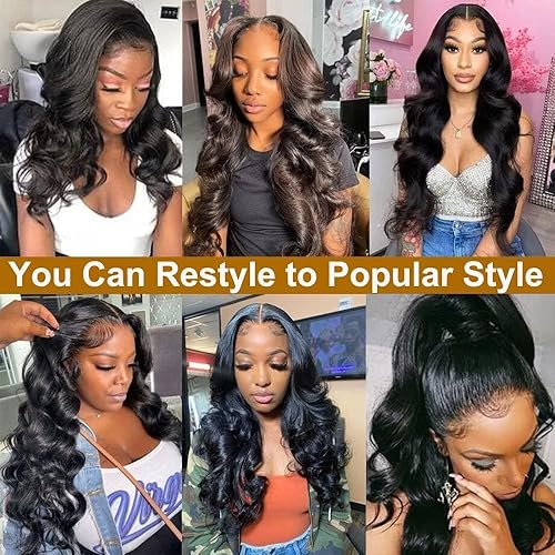 Miniatura 7 de Pelucas de cabello humano ondulado con cierre de encaje frontal transparente HD 11A 5x5, para mujeres negras, densidad del 180%, sin pegamento,