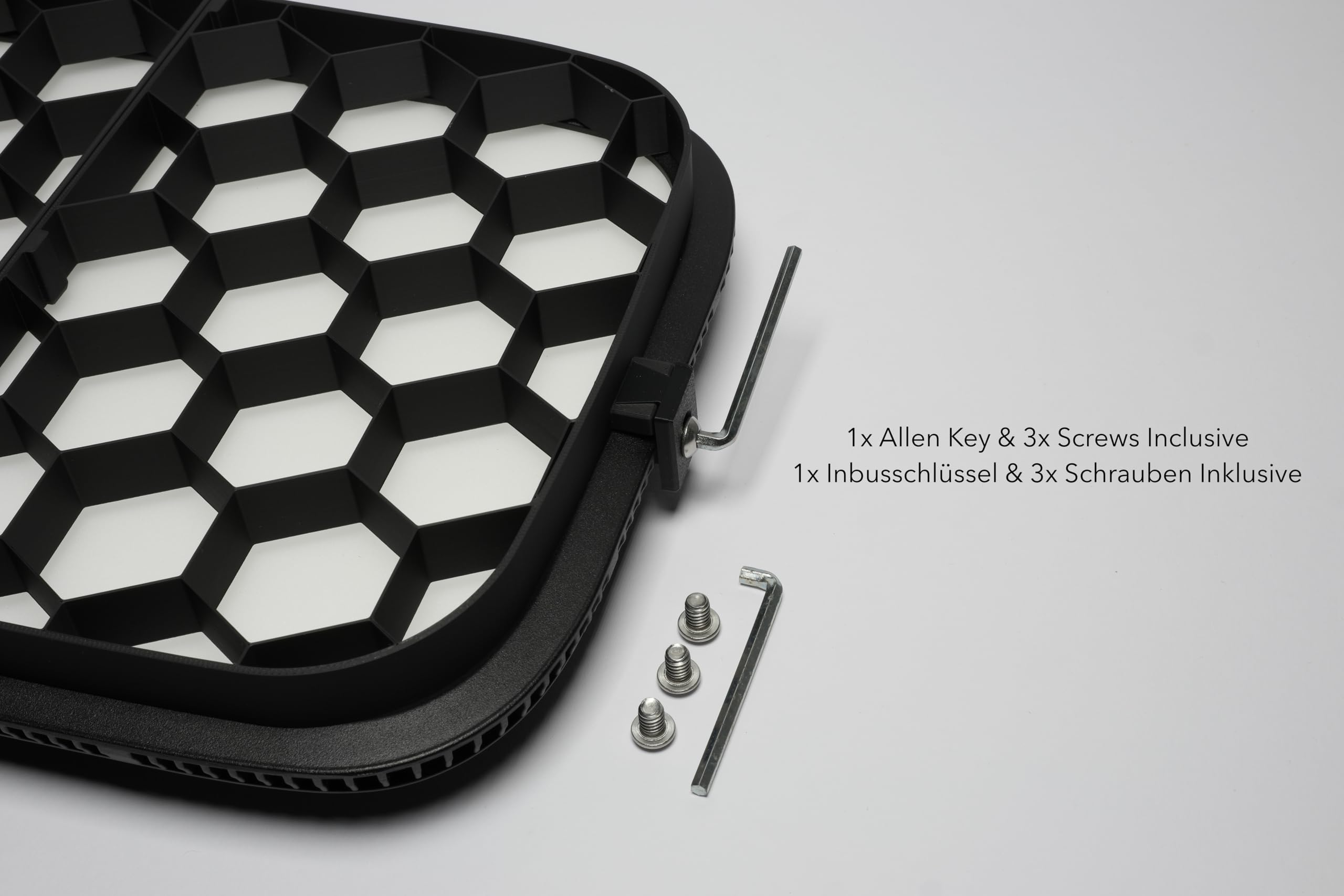 Honeycomb Grid Compatible avec Elgato Key Light, réduit la lumière parasite pour une lumière contrôlée 30 mm Pro - contrôle maximal & dispersion minimale