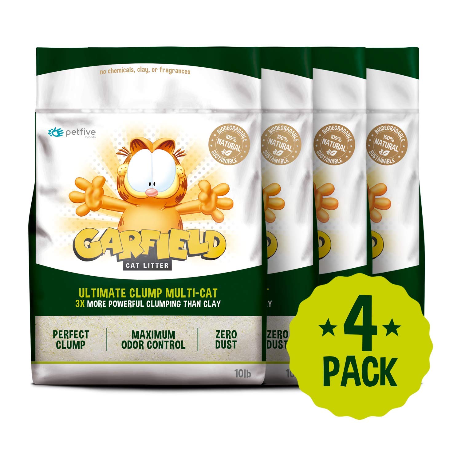 Buy Garfield Cat Litter Tiny Grains Natural Multi Cats Instant Quick