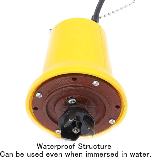 Miniatura 4 de Sutekus Bomba sumergible pequeña 12V para bombear y drenar agua de mar Tarifa máxima de descarga 70 lmin