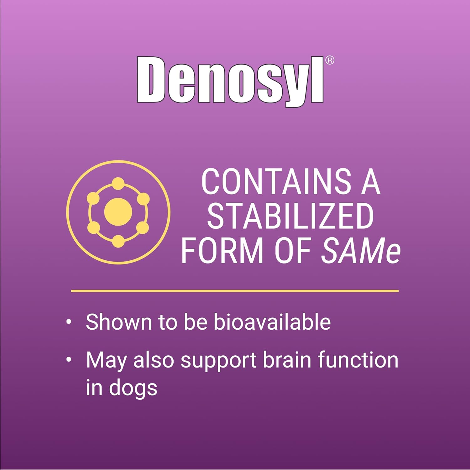 Nutramax Denosyl Liver and Brain Health Supplement for Small Dogs and Cats, with S-Adenosylmethionine (Same), 30 Tablets (Pack of 3)
