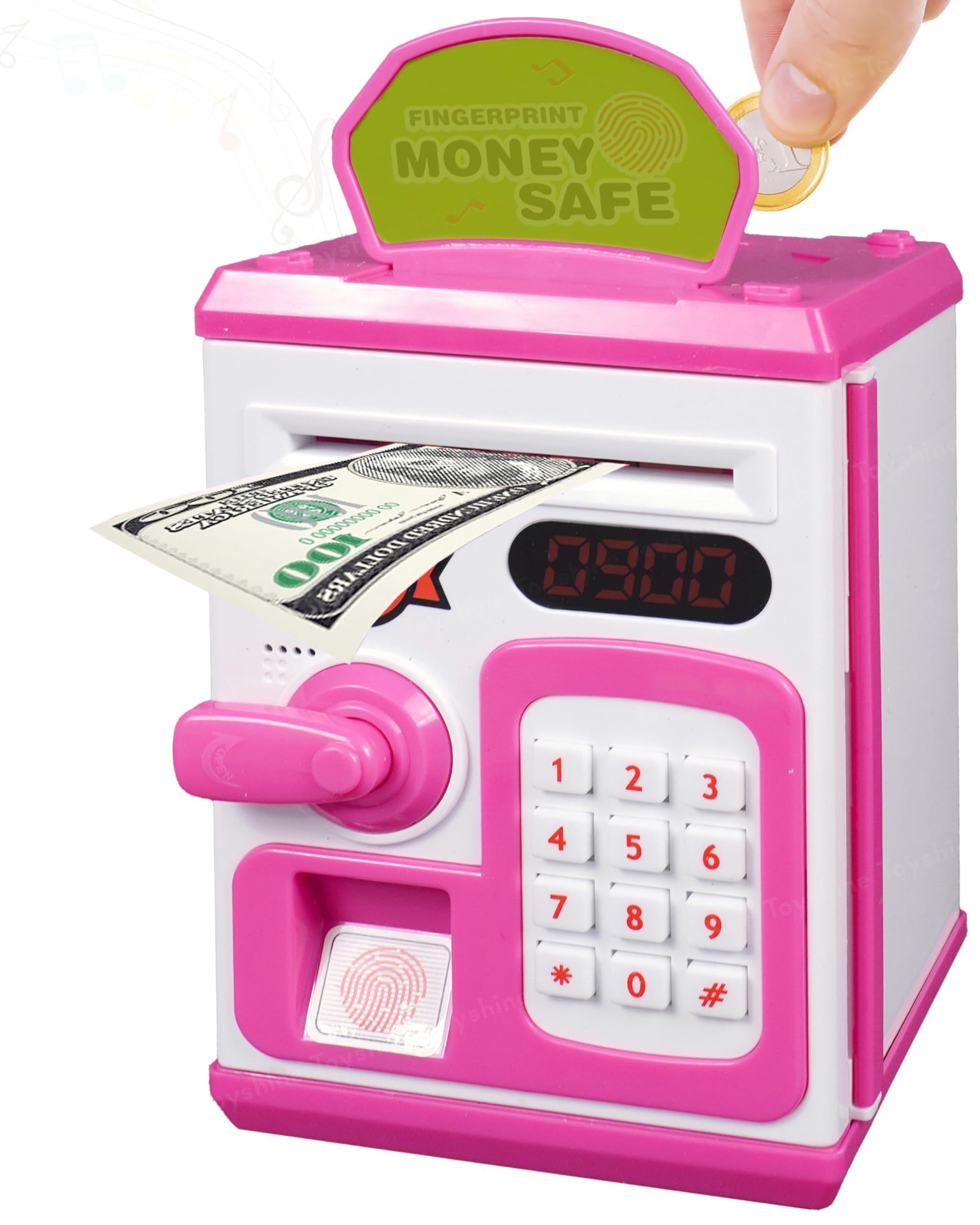 See full amazon price history chart for Toyshine Money Safe Kids with Finger Print Sensor Piggy, Savings Bank with Electronic Lock - Pink Toyshine Money Safe Kids with Finger Print Sensor Piggy, Savings Bank with Electronic Lock - Pink (B085DDJRLY) Amazon Price History, Amazon Price Tracker