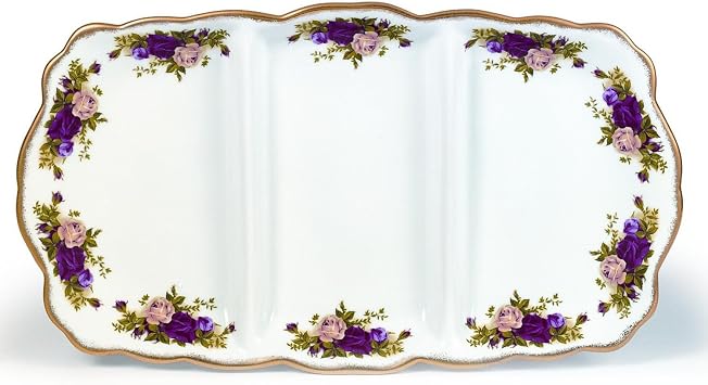 Royal Albert Old Country Roses Rectangular 3-Part Server