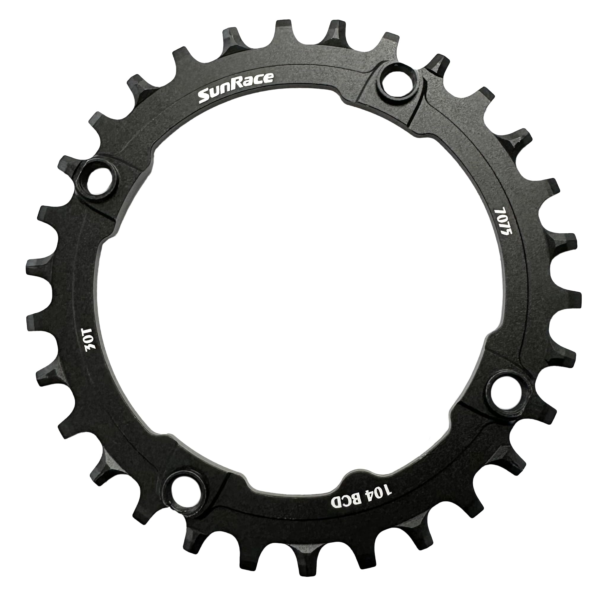 Amazon | SunRace MX04 ナローワイド 104 BCD 合金チェーンリング