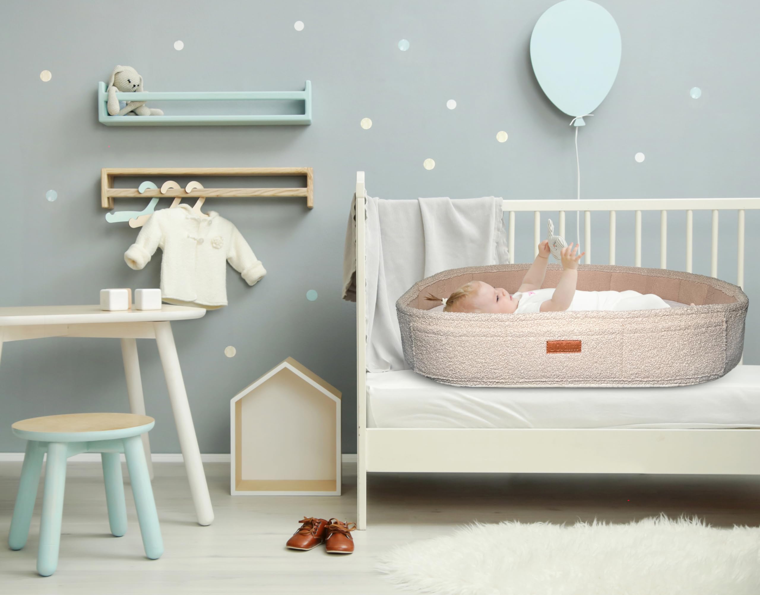 lit cocon nouveau-née portable-panier à langer ergomique,doux et sécurisé pour le sommeil et sieste