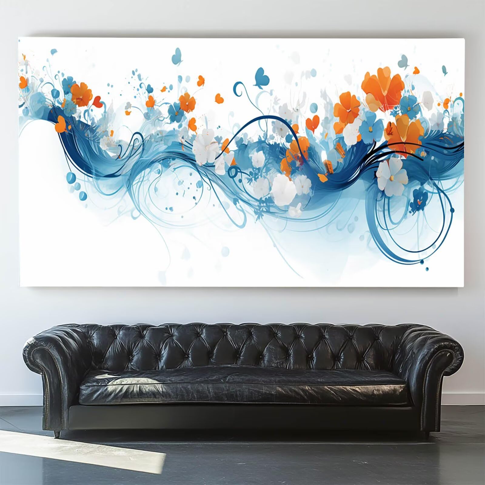 Pintar por Numeros Adultos Planta, Pintar por Numeros Niños Kit Manualidades Adultos Flor Cuadros para Pintar por Numeros Pintura Acrílico, Cuadros Decorativos Regalos Para Mujer 80X160cm 7w-I-2