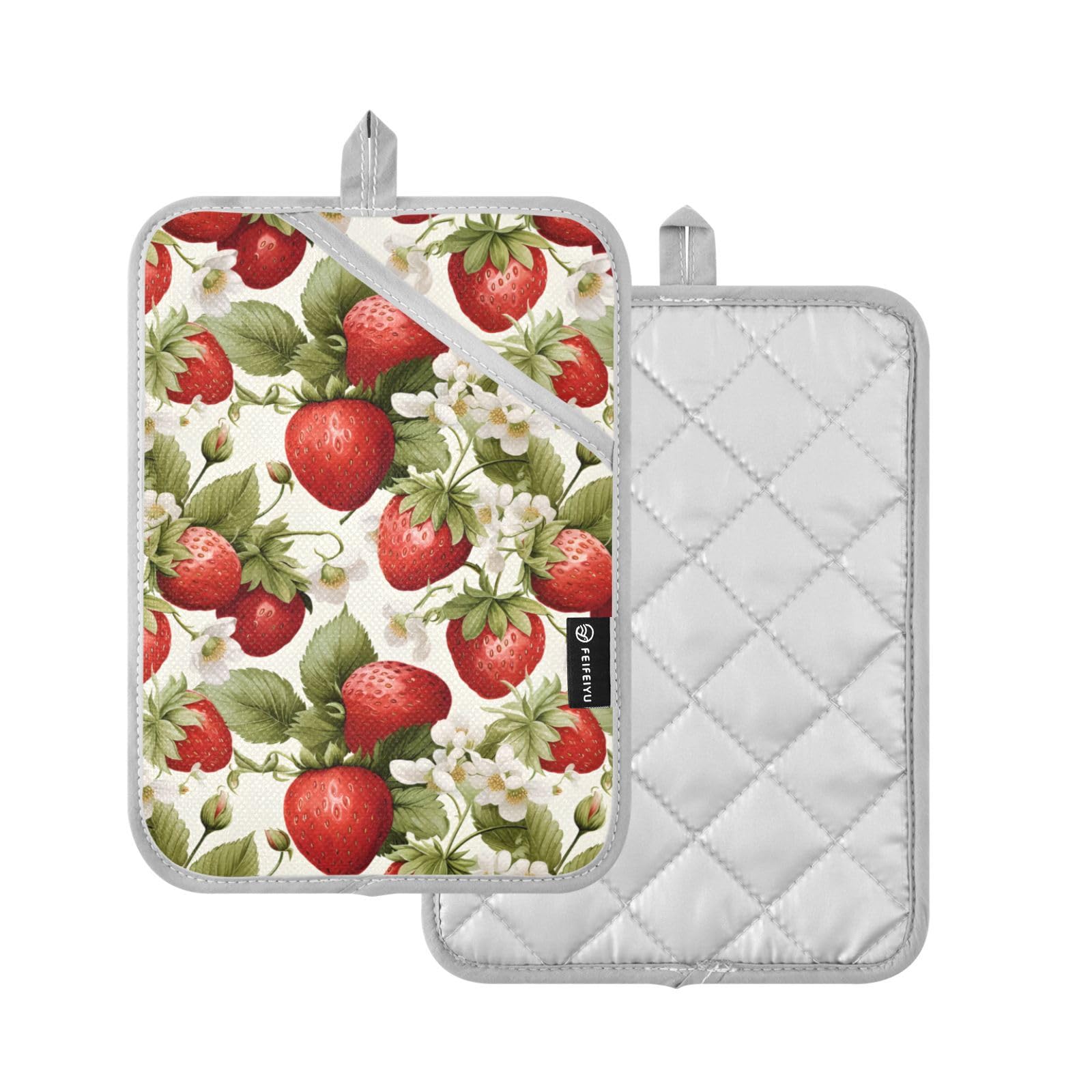 Maniques antidérapantes de cuisine senya lot de 2 avec poches isolantes