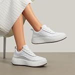 DREAM PAIRS Women Platform Chunky Sneakers, Lace Up Casual Comfortable Fashion Shoes for Walking Running Workout