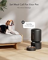 Vista 4 de PETLIBRO - Comedero automático para gatos, dispensador automático de comida para perros con preservación de frescura, comederos programables