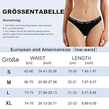 Mutandine Tanga Donna Cotone - Set Da 6 Pezzi, Vita Bassa, Comode E Traspiranti - Foto 6