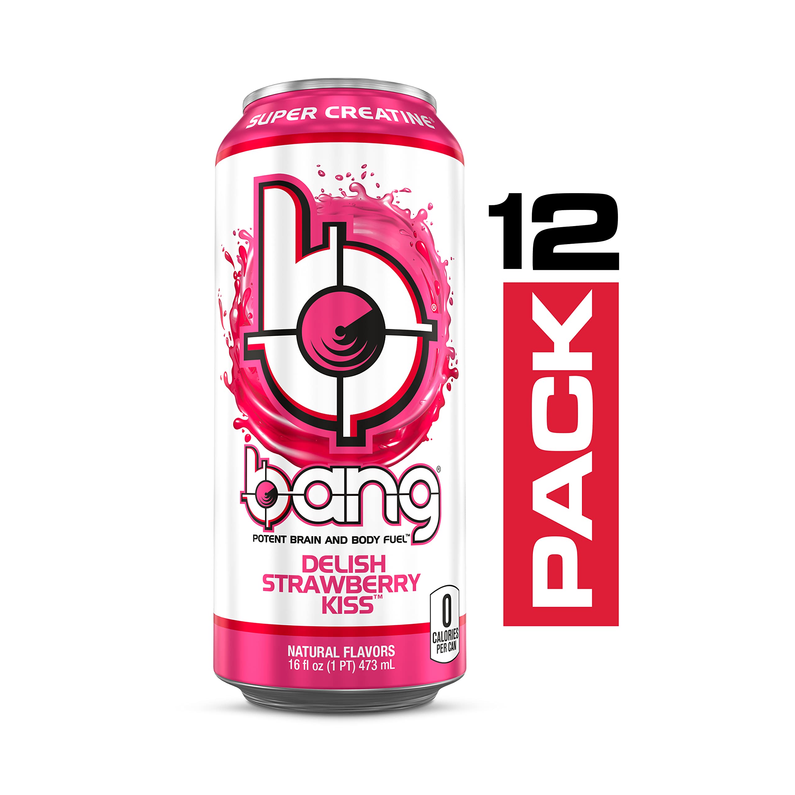 Bang Energy Delish Strawberry Kiss, SugarFree Energy