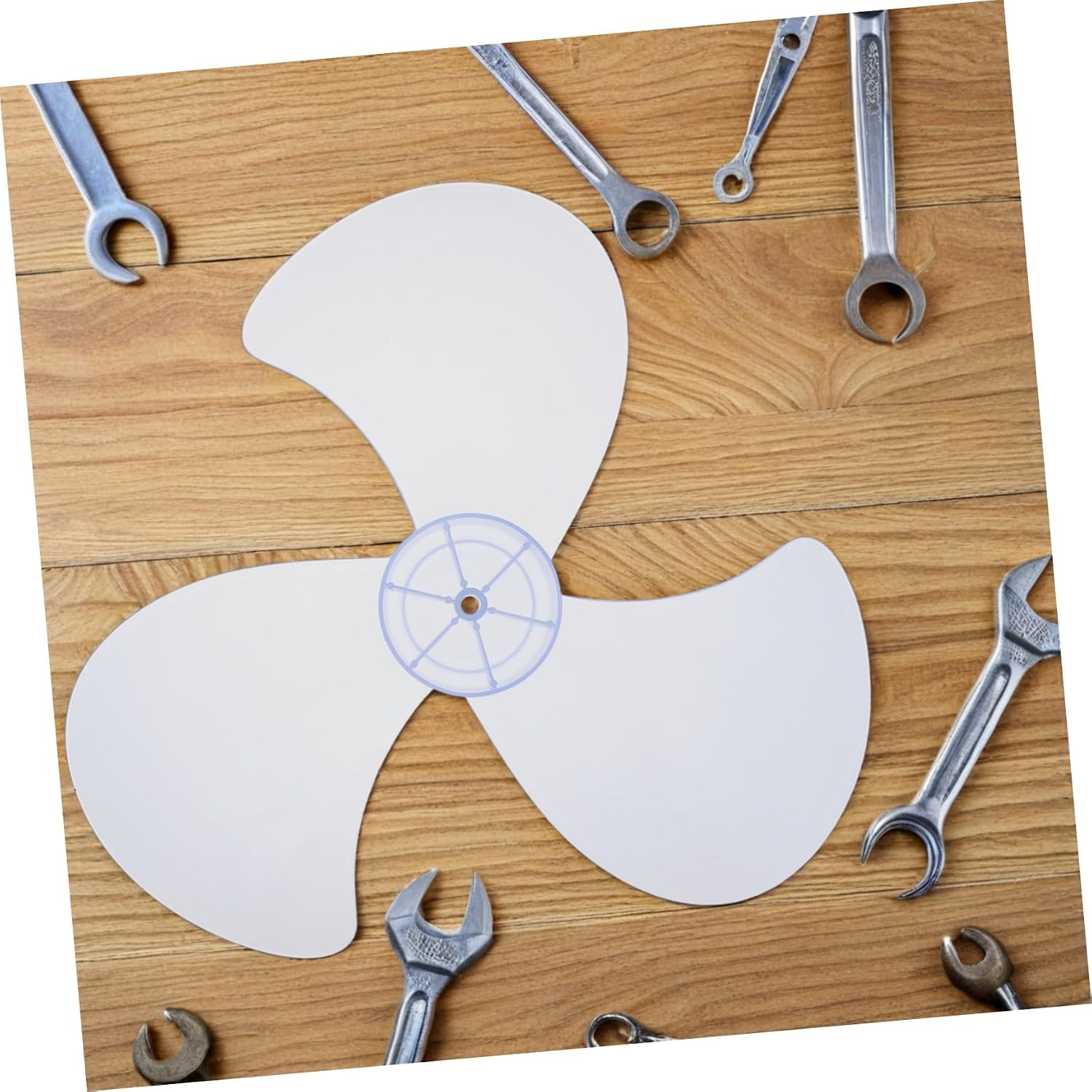 2pcs Plastic Fan Blades Replacement: Blades Replacement for Standing and Table Fans Installation Maintenance for Home Use