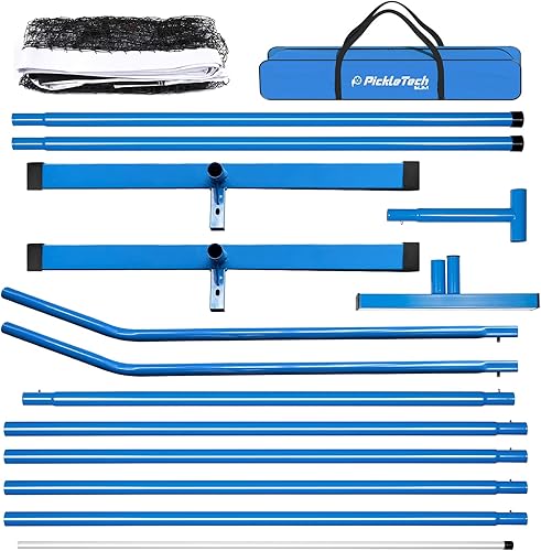 Miniatura 3 de Redes portátiles de pickleball 4.0 versión delgada, juego para exteriores, red de pickleball de 22 pies, tamaño regulador USAPA, sistema de red de