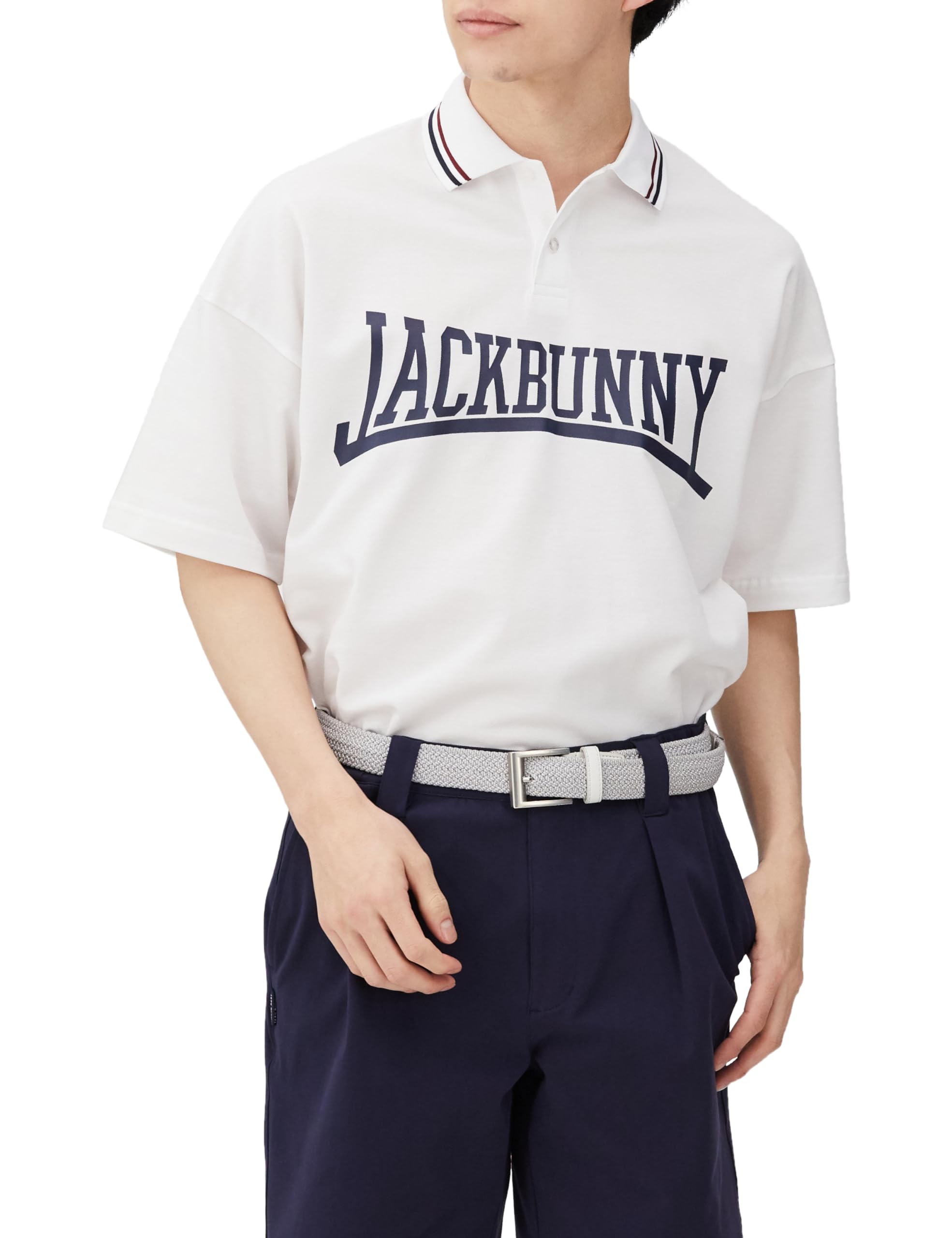 Amazon.co.jp: Jack Bunny 262-4160427 Men's Short Sleeve Polo Shirt