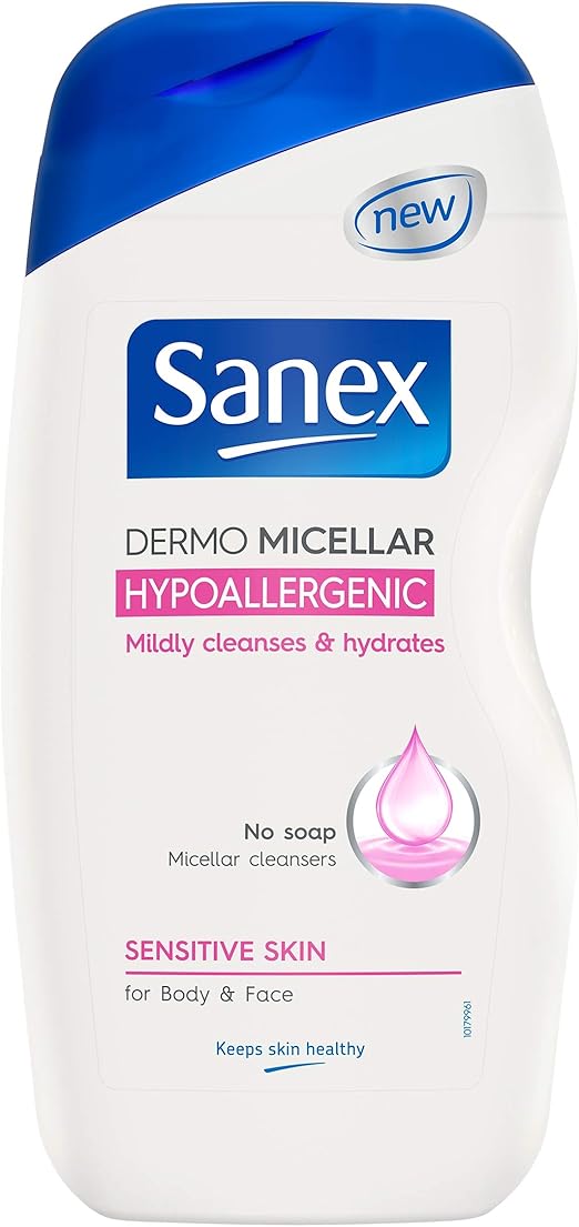 Sanex Dermo Micellar HypoAllergenic Cleansing Gel for Body and Face