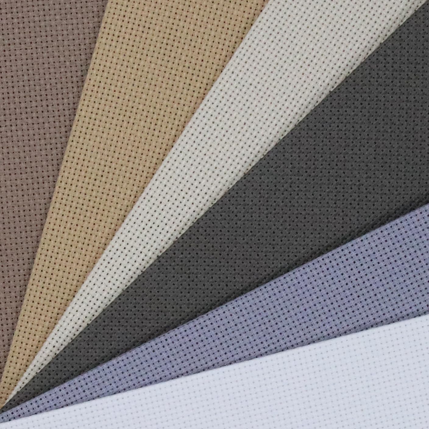 KCS 6 pc of 12" x 18" (30cmx45cm) 18 Count Cotton Aida Cloth Cross Stitch Fabric (18CT-F)