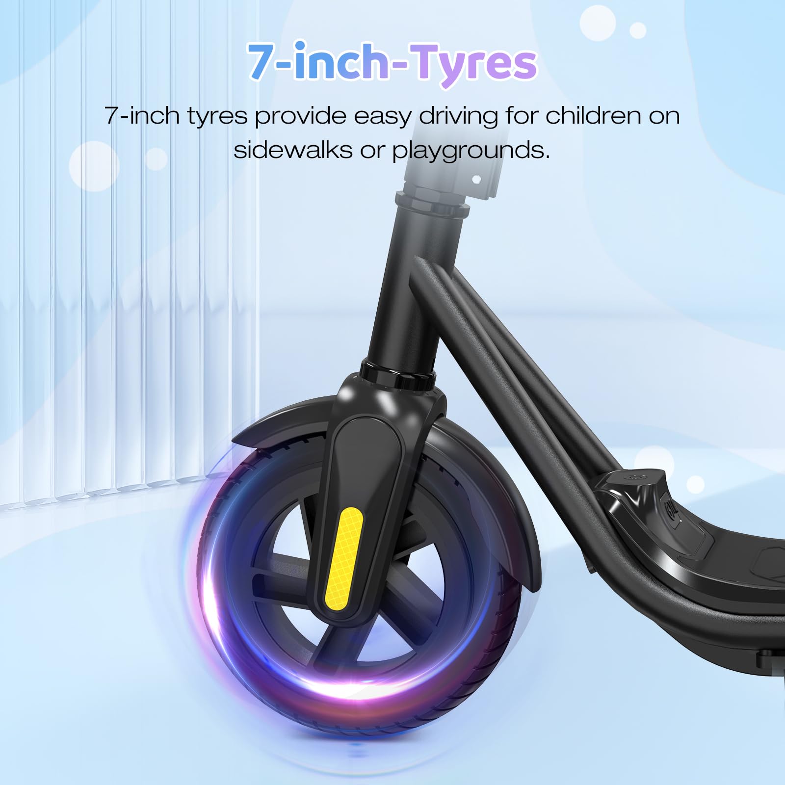 EVERCROSS E6 Monopattino Elettrico Bambini dai 6 ai 12 Anni, Tre Modalità Velocità, Batteria Alta Capacità 21,6V/5,2AH, Motore 150W, Velocità Sicurezza 8-16KM/H, Autonomia 15KM, Leggero e Portatile