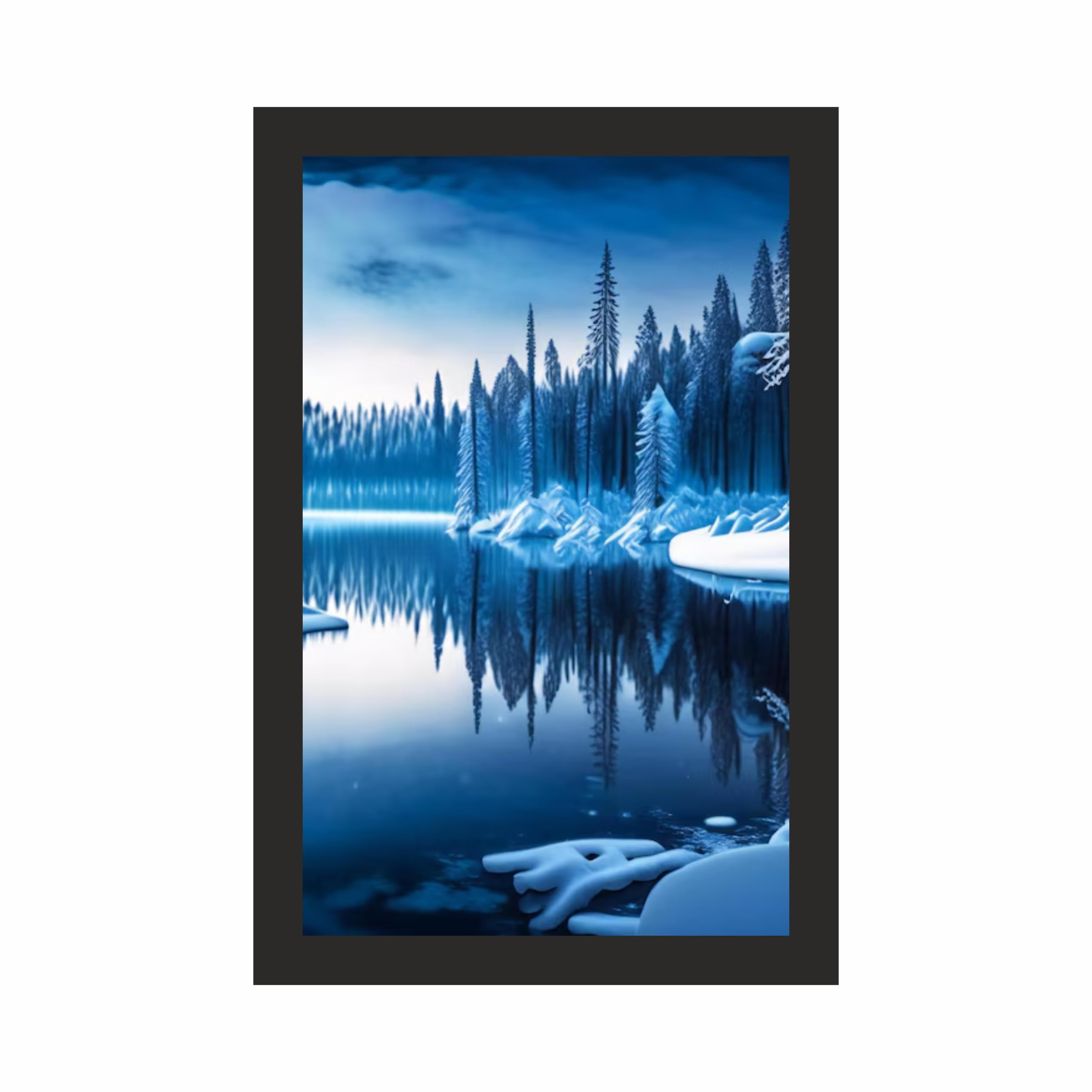 Golden Visionary Scientist Portrait Wall Art – view 3