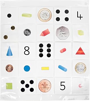 Transparent Pocket Mat with 5x5 Grid for Bee-Bot and Blue-Bot Floor Robotics - Teacher-Customizable Activity Mat for K-2 Computer Science, STEM, Storytelling and Elementary Cross-Curricular Lessons