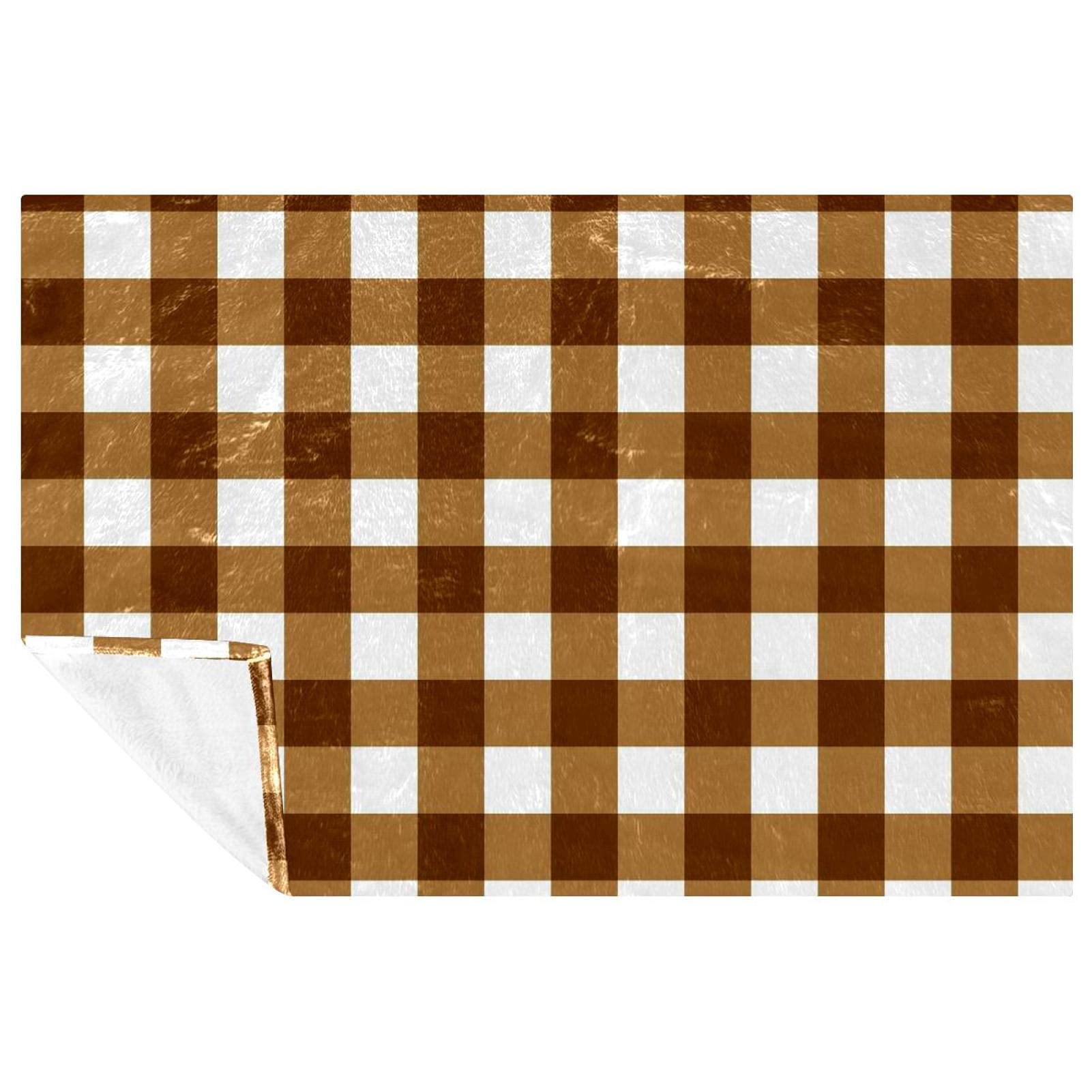 Plaid de camping et pique-nique marron foncé pour vos sorties
