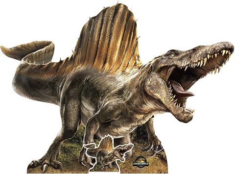 Star Cutouts SC4723 Spinosaurus Dinosaur Jurassic World Rebirth Cardboard Cutout 120cm Official Dino Party & Event Decoration