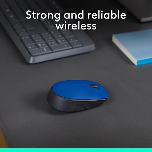 Miniatura 2 de Logitech Mouse inalámbrico M170 24 GHz con mini receptor USB seguimiento óptico duración de la batería de 12 meses policarbonato