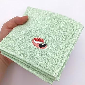 Amazon.co.jp: 京佑 日本製 今治 刺繍 ハンカチ 約25cm×25cm ハンド