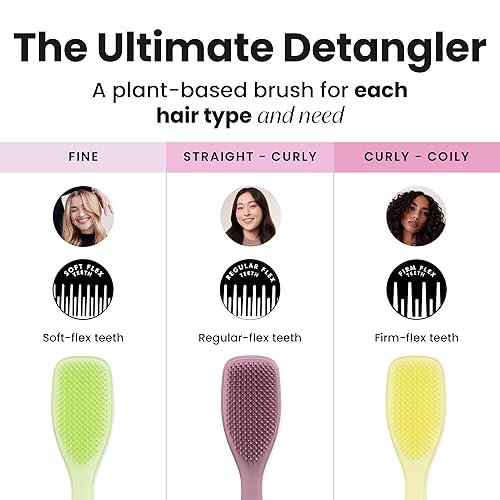 Miniatura 8 de Tangle Teezer Cepillo desenredante definitivo a base de plantas, cepillo de cabello seco y húmedo, elimina nudos y reduce la rotura para todo tipo