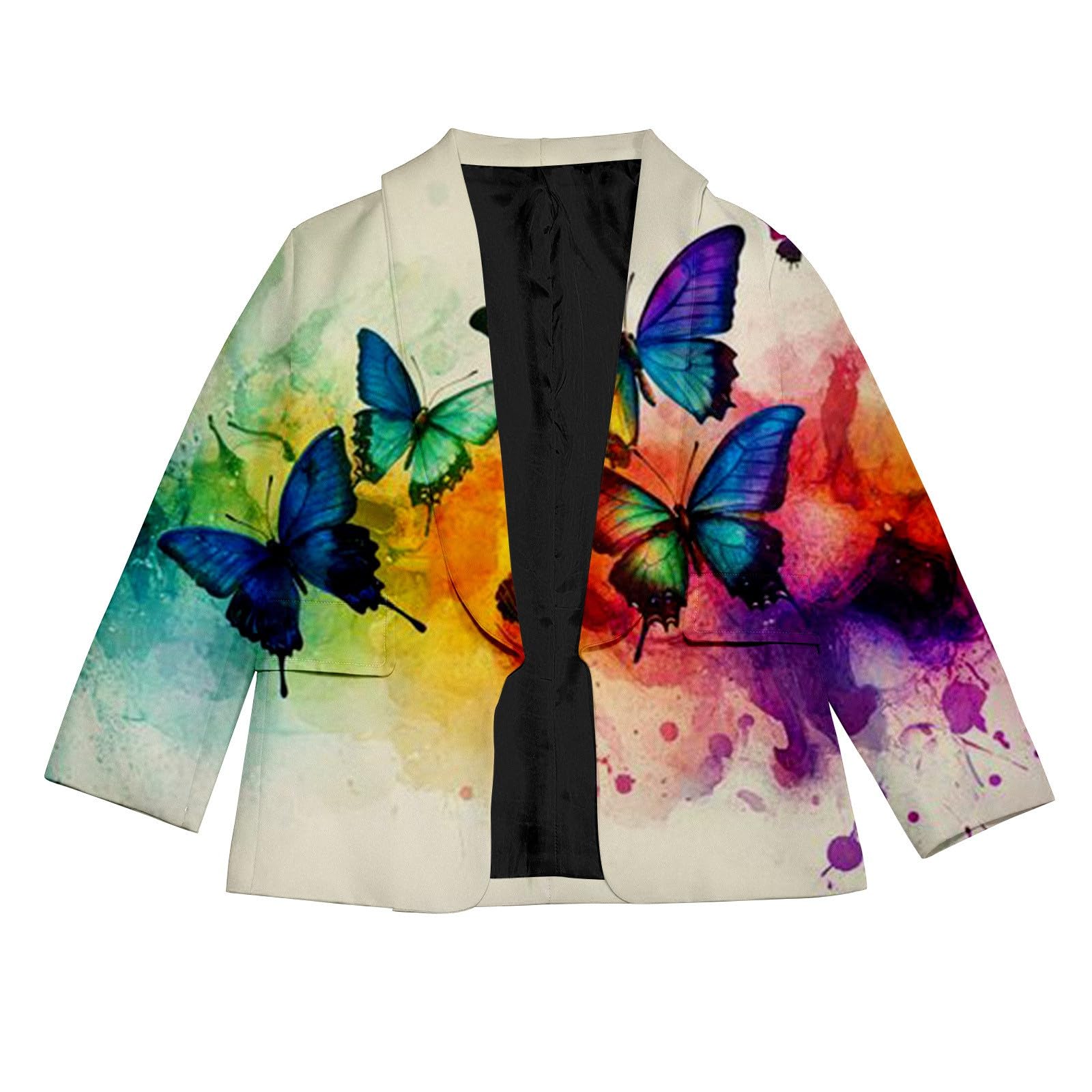 Veste de costume pour enfants garçons filles IColorful Sp Lashed Ink