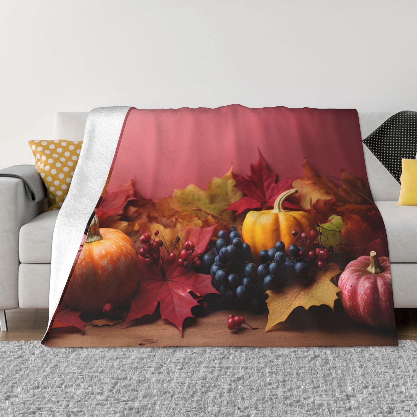 Couverture flanelle pour lit contre le froid plaid réversible doux anti-frissons