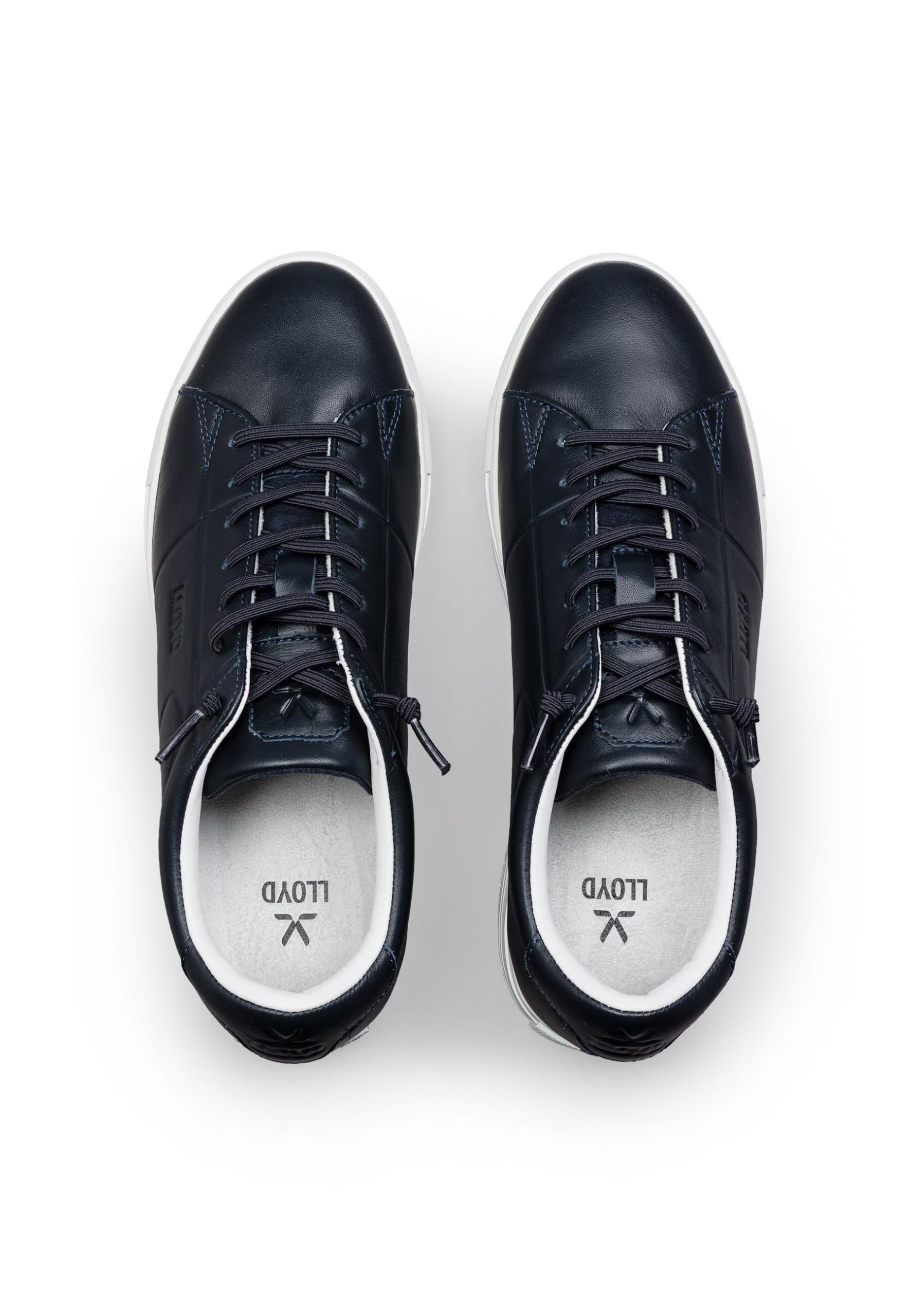 LLOYD Herren Sneaker Court, Männer Low-Top Sneaker,Xtra-Wide,wtra-Large,Lamb-Skin,Easy-Going,extra-Light,Vario-foodbed,festlich, Navy, 46 EU / 11 UK