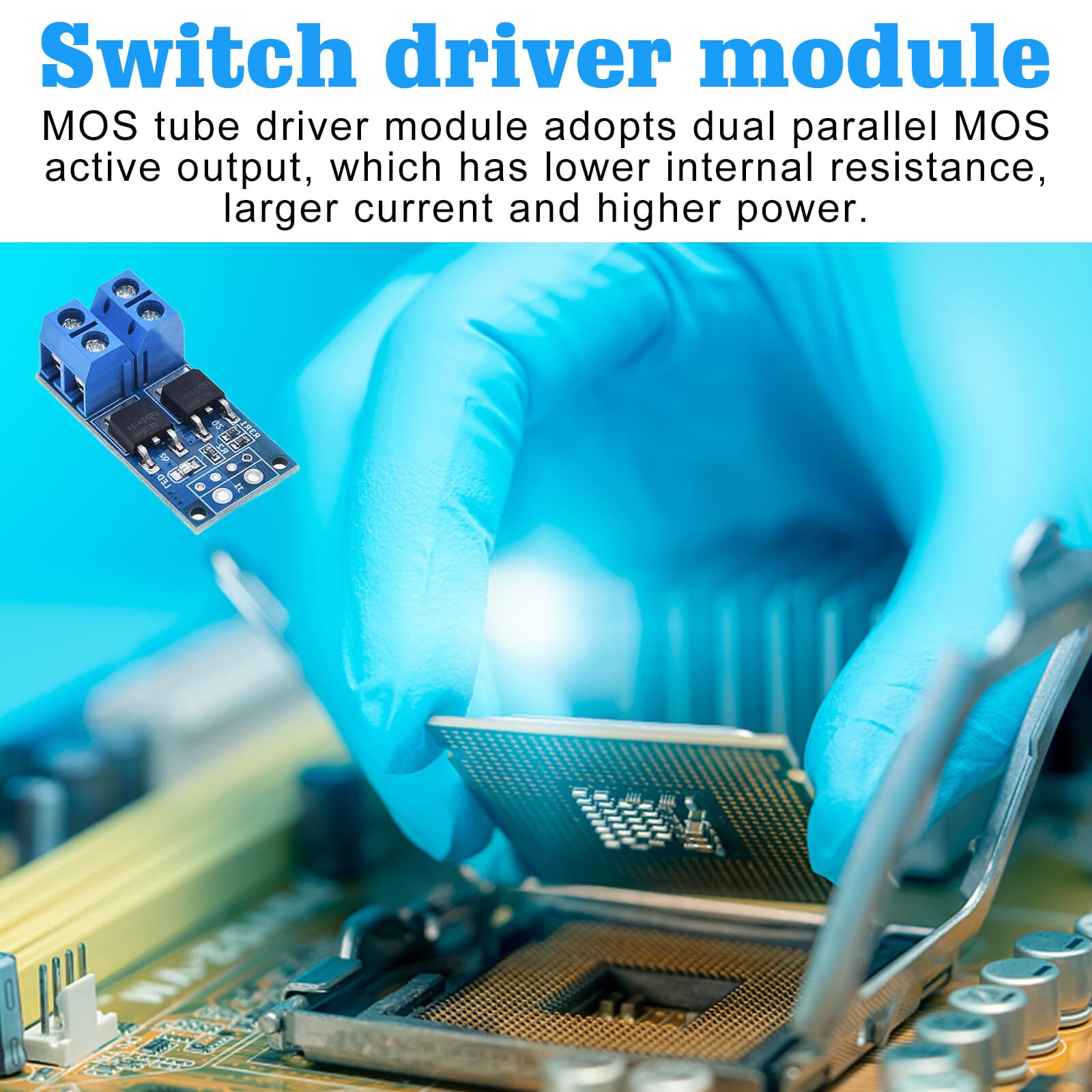 5PCS Modulo MOSFET Trigger DC 5V-36V 15A/400W - Controllo Motori E Luci PWM - Foto 12