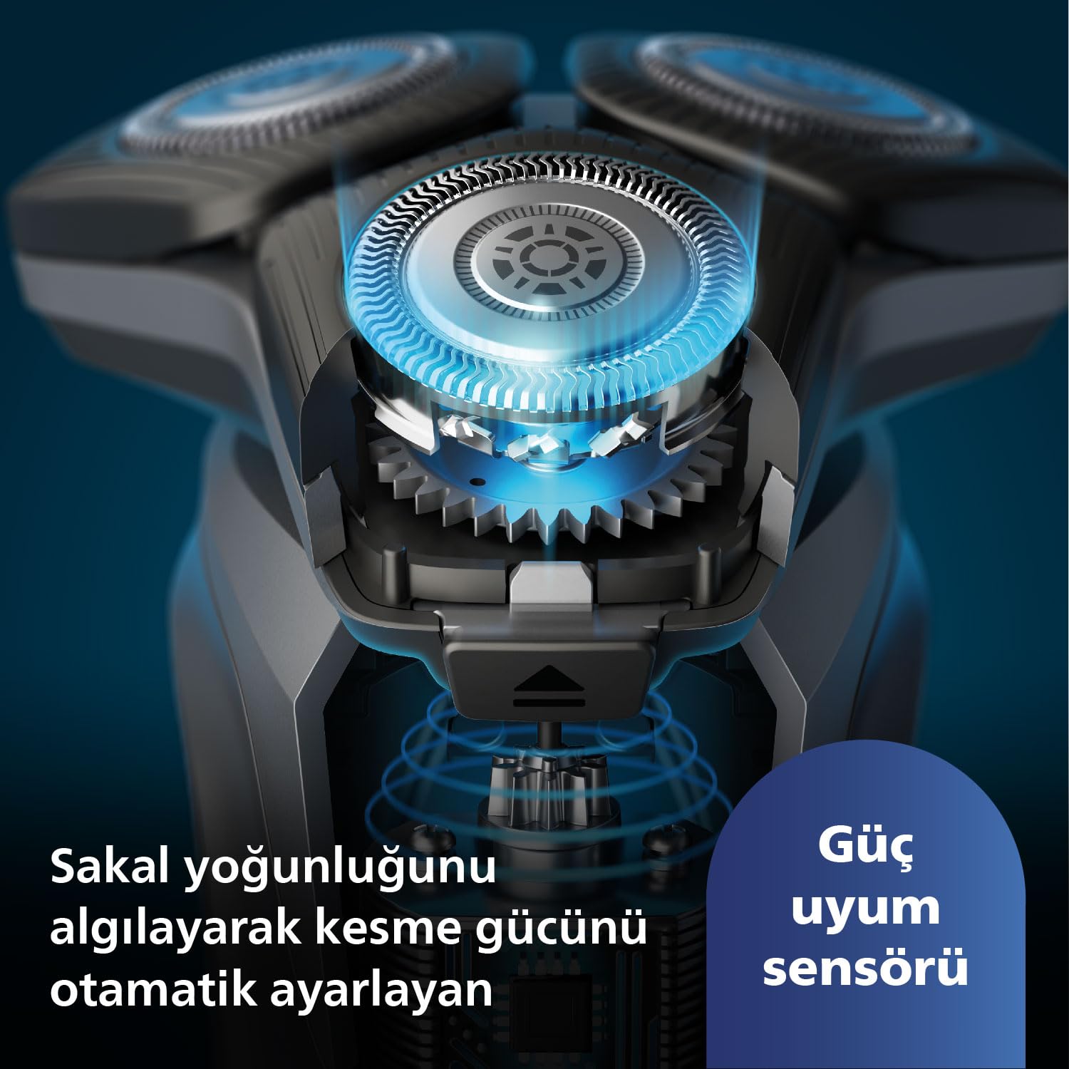Philips 5000 Serisi Tıraş Makinesi, Sinekkaydı Tıraş, Skin IQ Teknolojisi, Islak ve Kuru Kullanım, Hassas Düzeltici Başlık – S5887/10