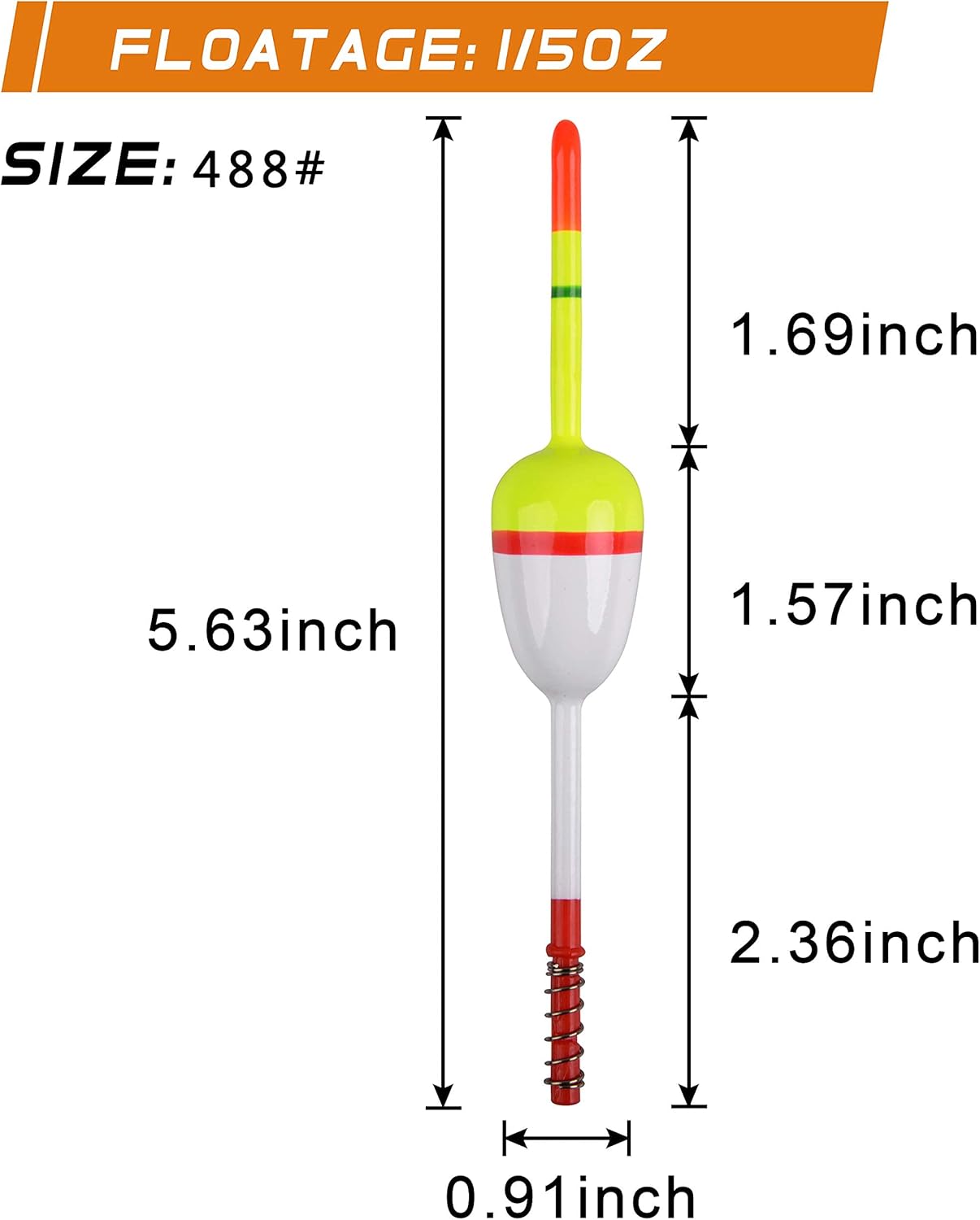 Buy AGOOL Fishing Bobbers Balsa Wood Fishing Floats and Bobbers Spring