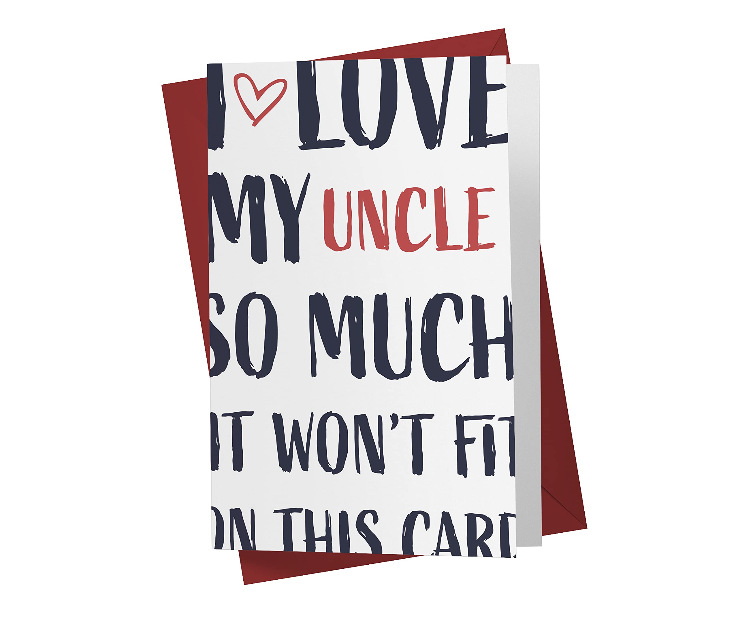 Amazon.com : Sweet and Funny Uncle Birthday Card, Happy Birthday Card For  Him, Single Large 5.5 x 8.5 Greeting Card, Happy Birthday Uncle Cards, Birthday  Card Uncle, Birthday Card For Uncle -