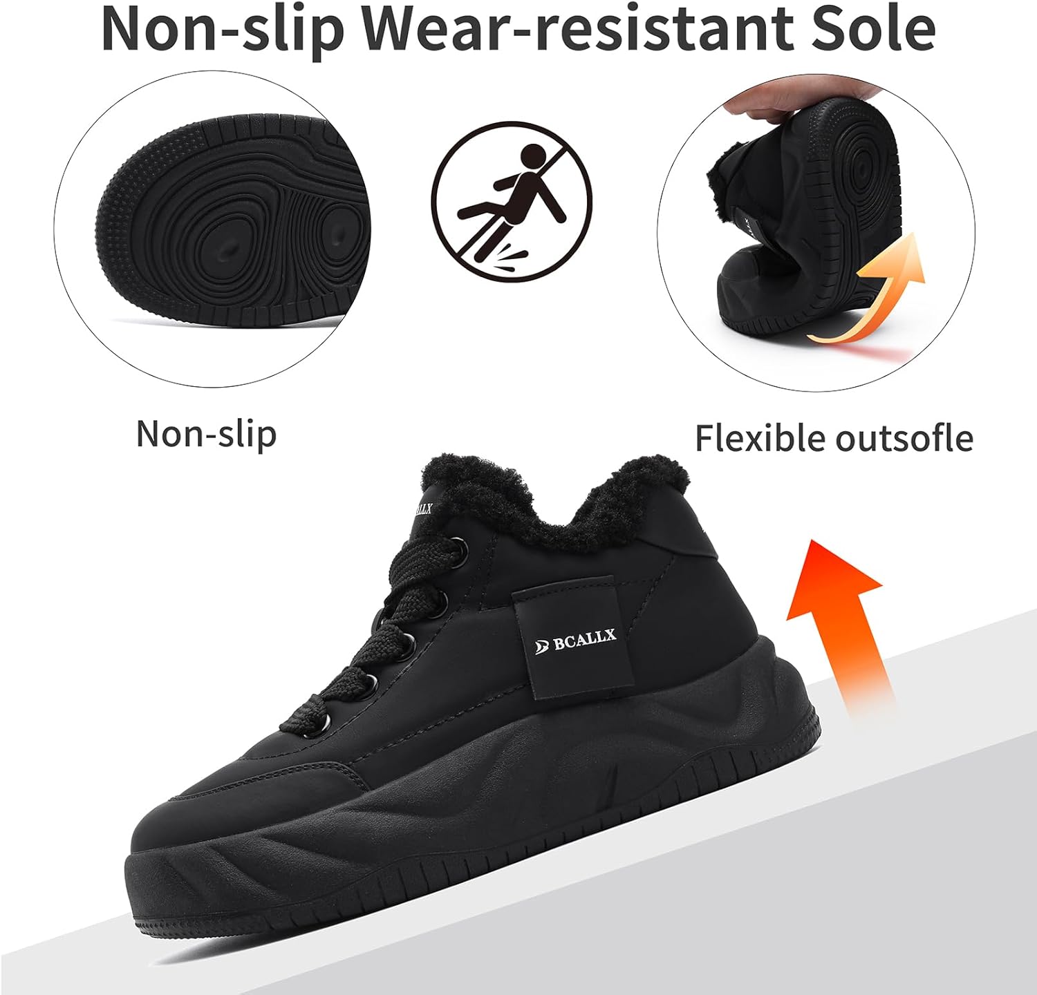 Women's Winter Snow Boots Cold Weather Comfortable Booties Warm Winter Walking Shoes