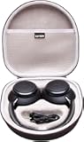 LTGEM Hard Case for Anker Soundcore Space Q45 / Q35 / One Pro and Soundcore Anker Life Q30 / Q20 / Q20i Adaptive Noise Cancelling Headphones - Protective Carrying Storage Bag (Black + Gray)