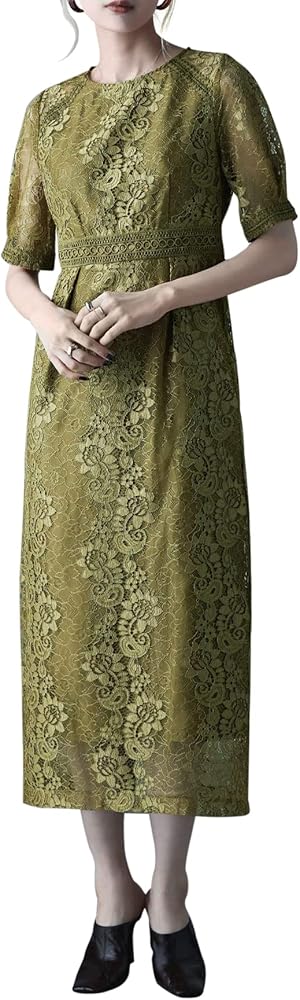 スーツ・フォーマル・ドレス etoll. Cocoon sleeve lace tight dress スーツ・フォーマル・ドレス etoll. Cocoon sleeve lace tight dress