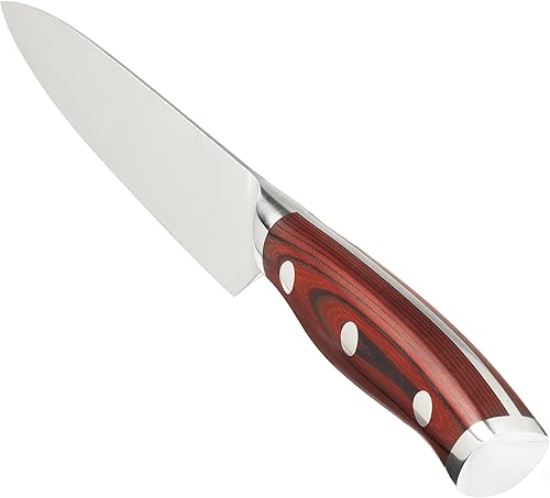 Miniatura 5 de Ergo Chef Crimson Series - Cuchillo para deshuesar de 6 pulgadas, acero alemán forjado X50CrMoV15, mango ergonómico G10, deshuesado de carne de