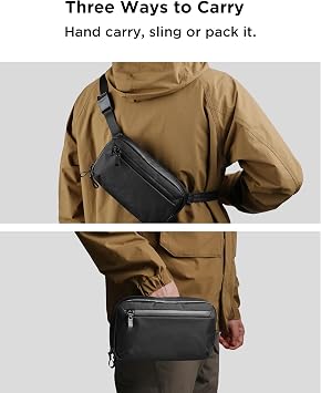 ALPAKA Elements Tech Case Mini Tech Pouch 1.5L Cable Bag Black X-Pac VX42