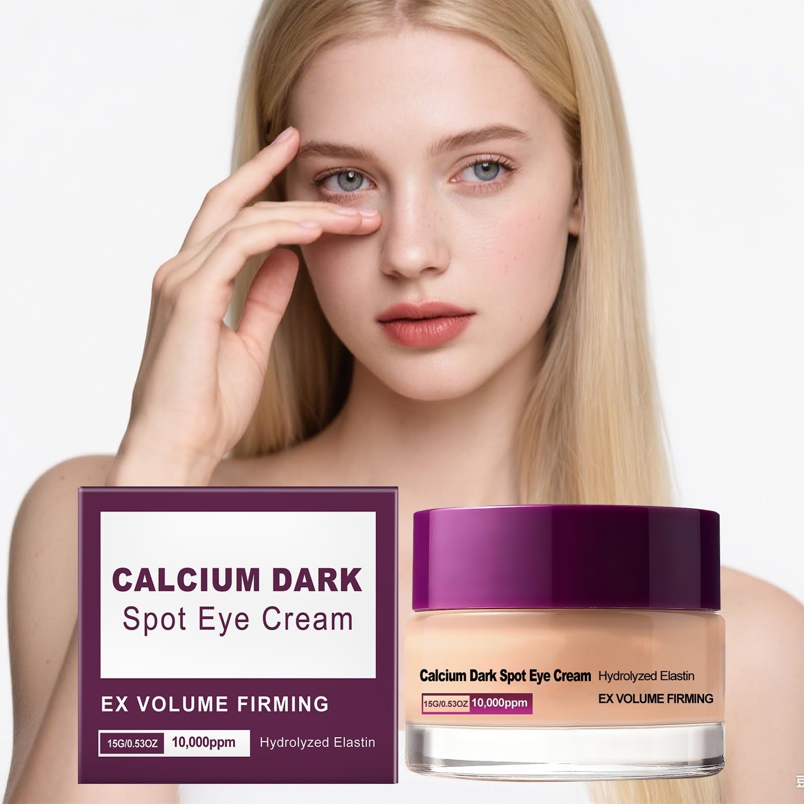 Crème Hydratante pour le Contour des Yeux,Contour Yeux Calcium Dark Spot