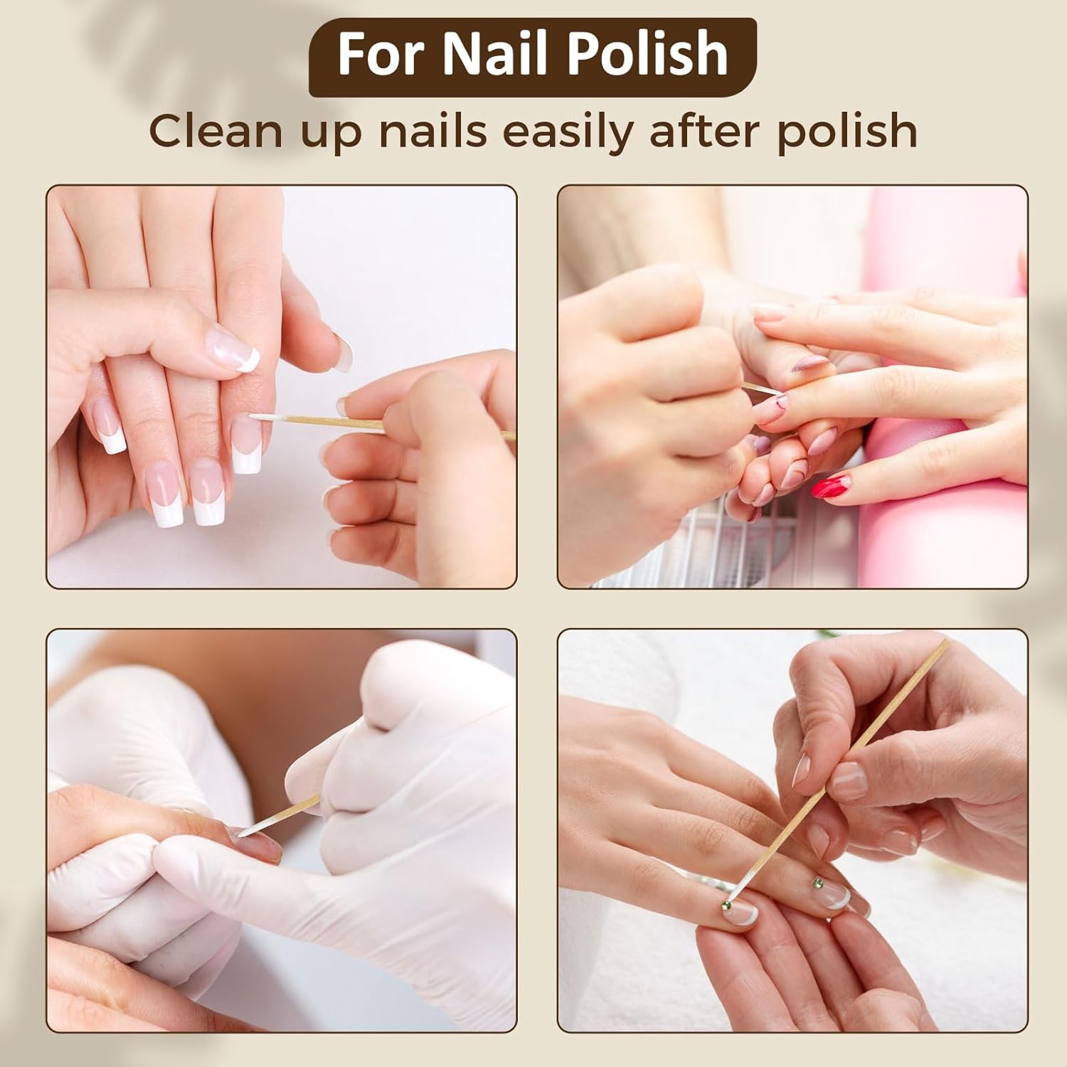 Micro Pointed Cotton Swabs with Stora Case, Mini Precis Tip Cotton