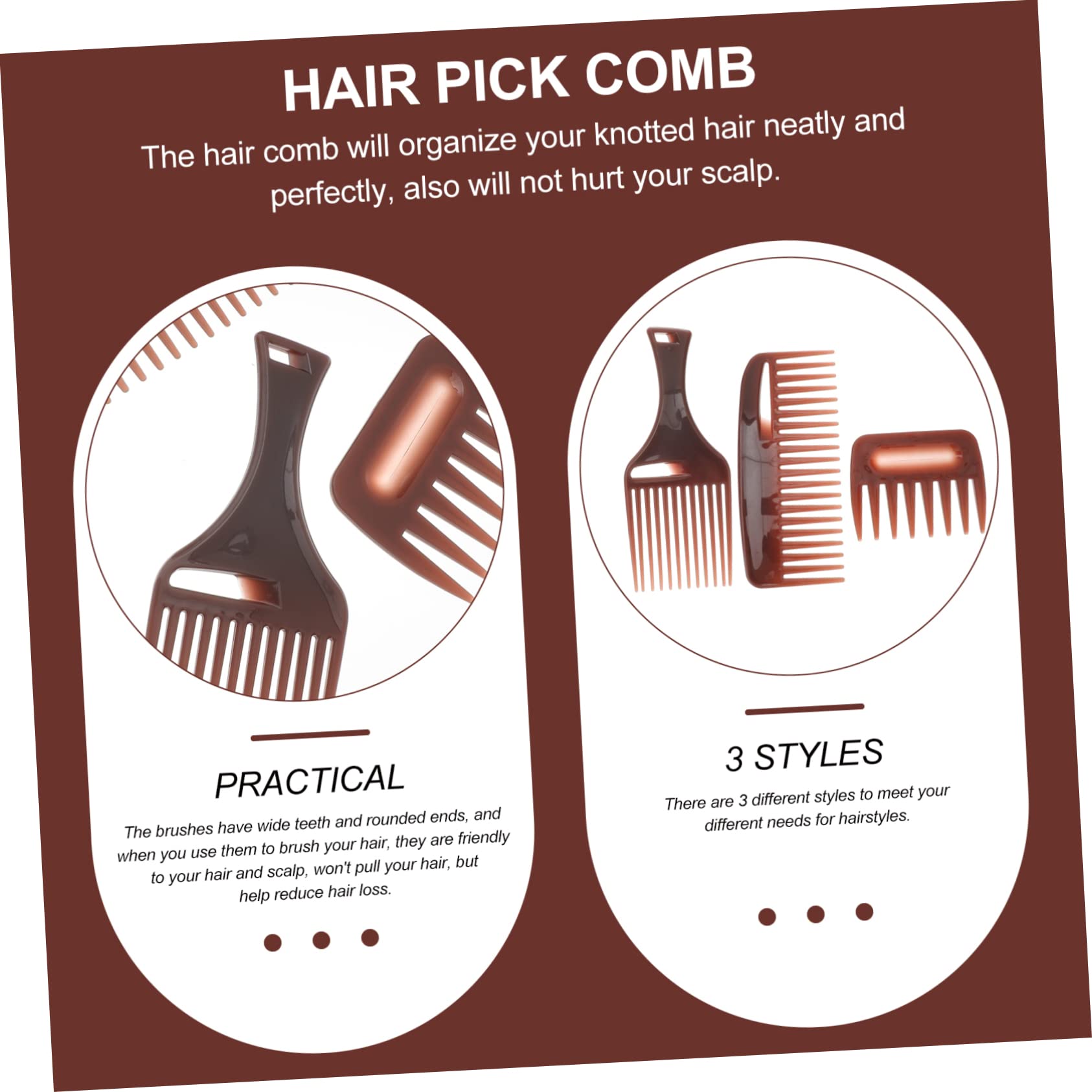 12 Pièces peigne de coiffure à dents larges peignes pour femmes peigne à dents larges pour cheveux mouillés hair charms hair toppers peignes de coupe de cheveux peigne à cheveux Healeved