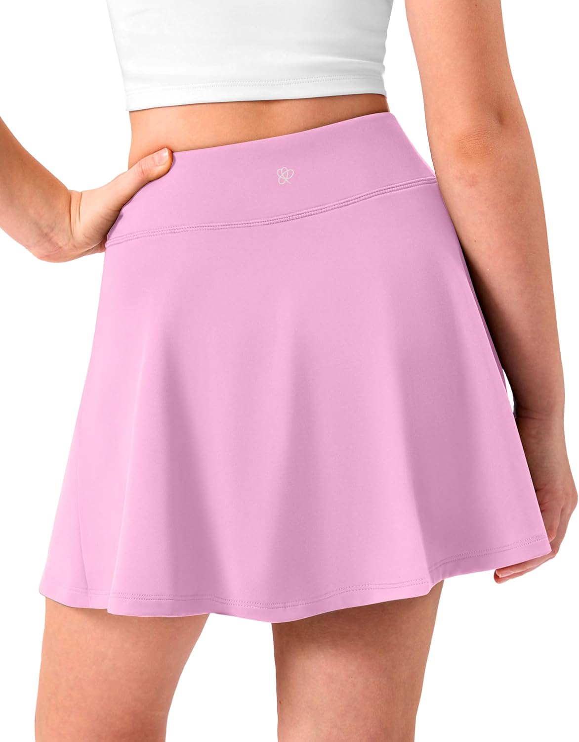 Girls Tennis Skirt with Pockets Pleated Athletic Skort Kids Golf Running School Uniform 2-in-1 Skirts Size 5-15Y
